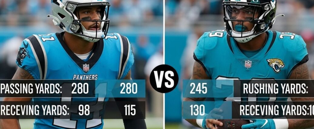 carolina panthers vs jacksonville jaguars match player stats