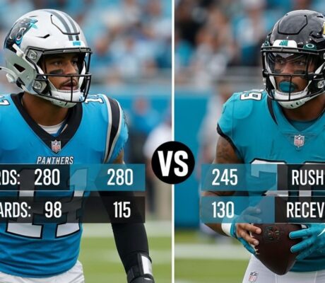 carolina panthers vs jacksonville jaguars match player stats