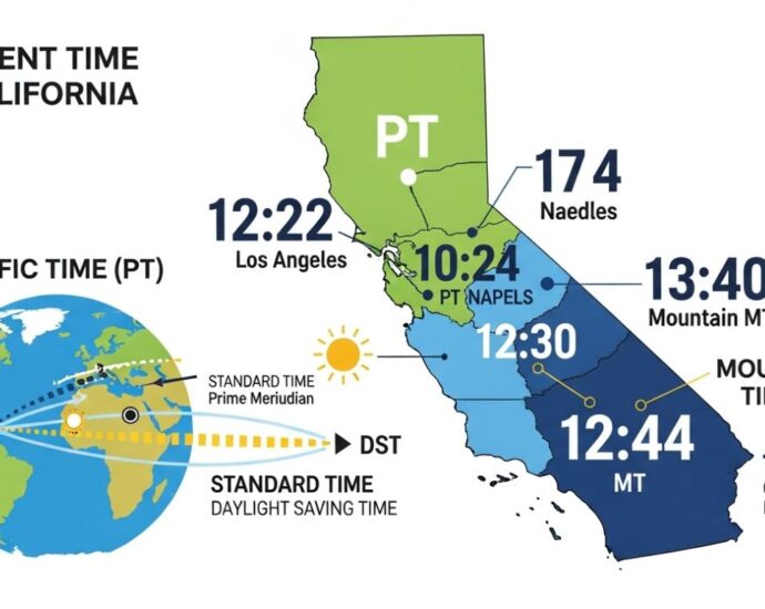 Current Time in California